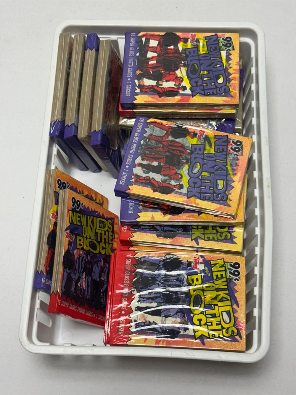 Vintage 1989 Topps New Kids on the Block Super Jumbo Packs Lot of 24 - Sealed
